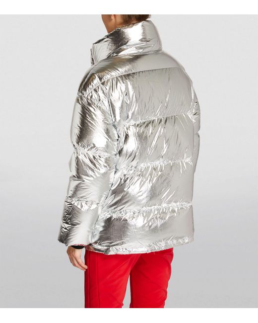 Metallic parka shop