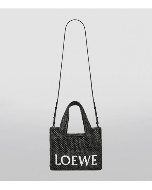 Loewe Black X Paula's Ibiza Small Font Tote Bag