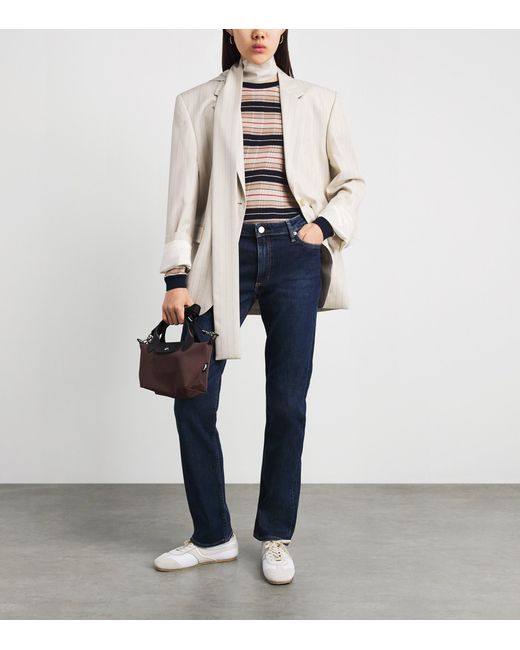 Rag & Bone Blue Crew-Neck Teresa Sweater