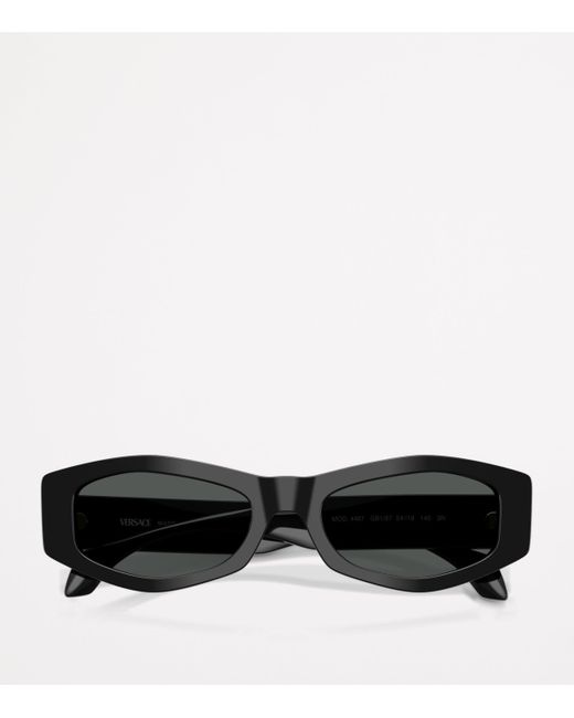 Versace Black Irregular Sunglasses