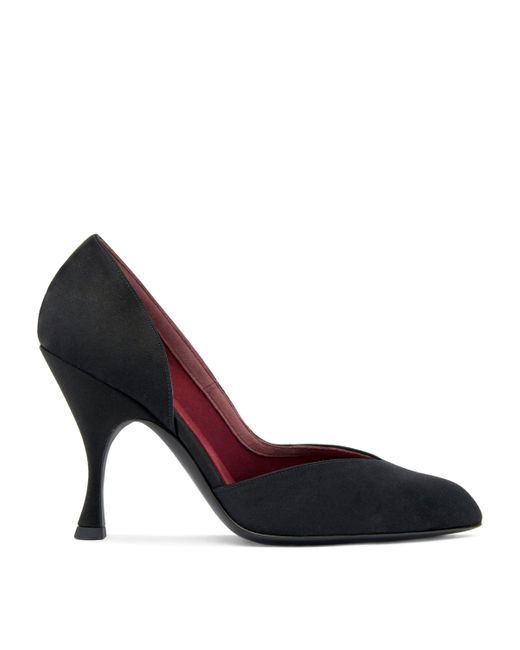 Herbert Levine Blue Satin Not Half Bad Heeled Pumps 95