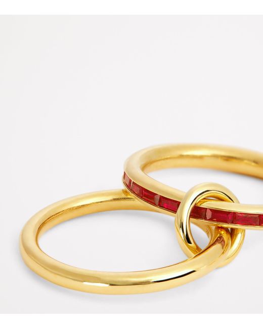 Spinelli Kilcollin Yellow And Ruby Pyrus Ring