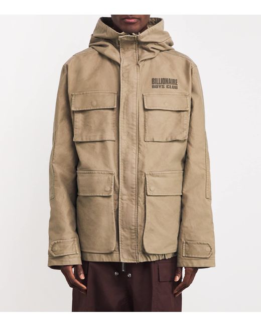 BBCICECREAM Natural Cotton Moleskin Field Jacket for men