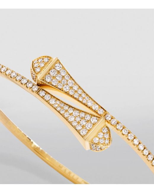 Marli New York Metallic Midi And Diamond Cleo Slip-On Bracelet