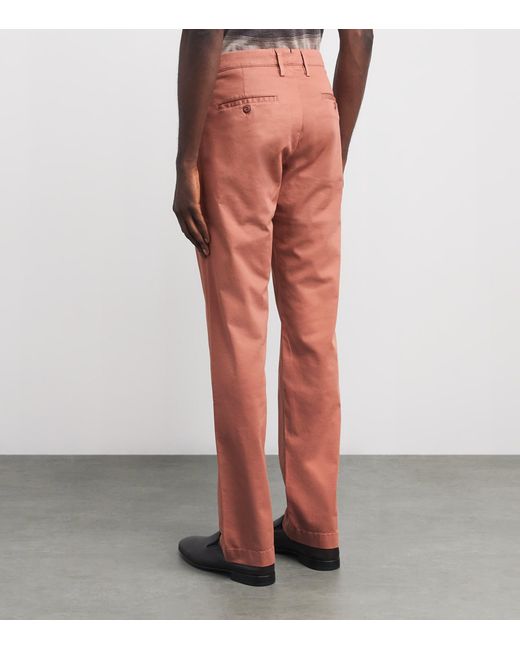 Jacob Cohen Red Bobby Slim Trousers for men