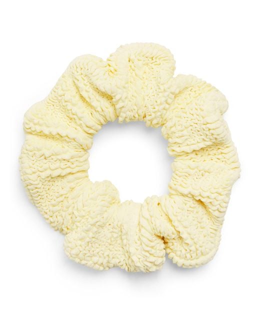 Hunza G Metallic Crinkle Scrunchie