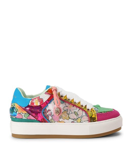 Kurt Geiger Pink Southbank Tag Sneakers