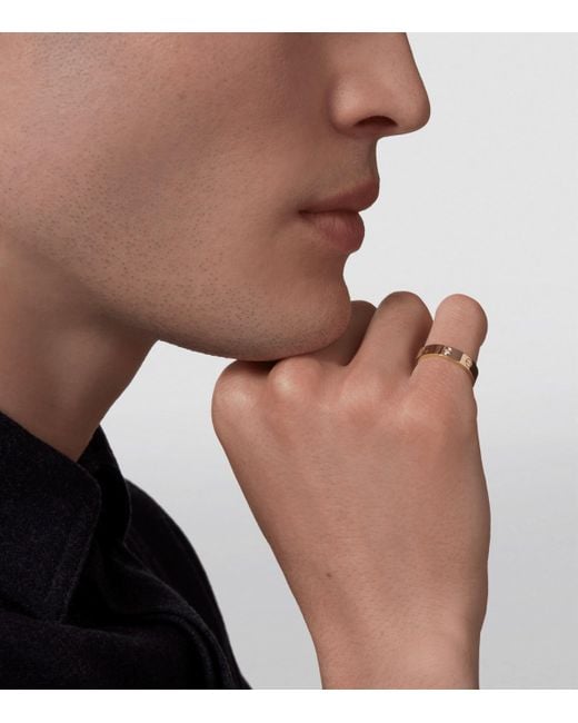 Cartier Metallic And Diamond Love Wedding Band