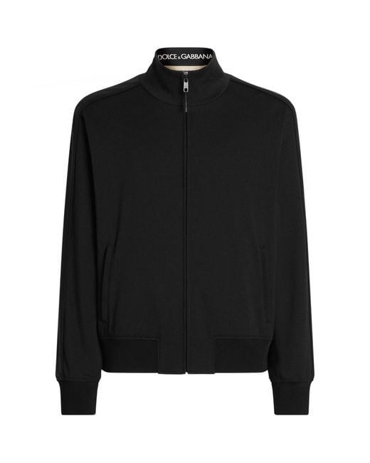 Dolce & Gabbana Black Zipped Cardigan for men