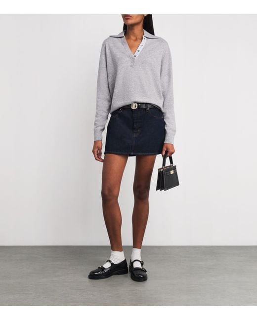 Claudie Pierlot Black Leather Belt