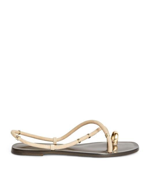 Emme Parsons White Suede Laurie Sandals