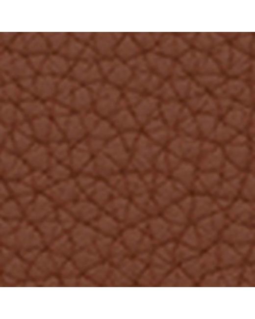 Saint Laurent Brown Leather Monogram Card Holder for men