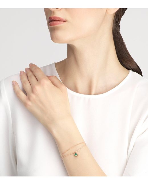 BVLGARI Metallic And Malachite Divas' Dream Bracelet
