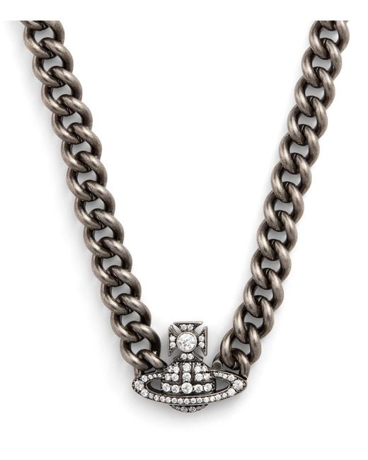 Vivienne Westwood Men's Metallic Graziella Choker Necklace