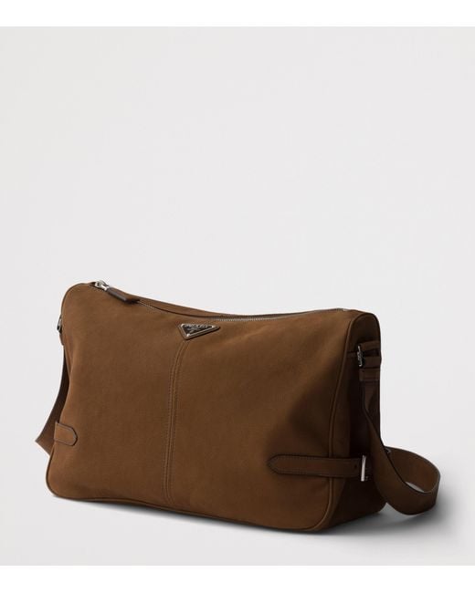 Prada Brown Leather Satchel for men