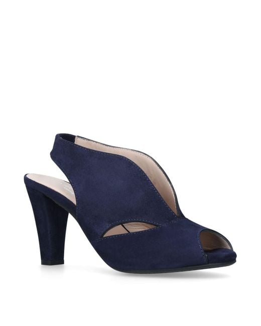 Carvela Kurt Geiger Blue Navy 'arabella' Court Shoes