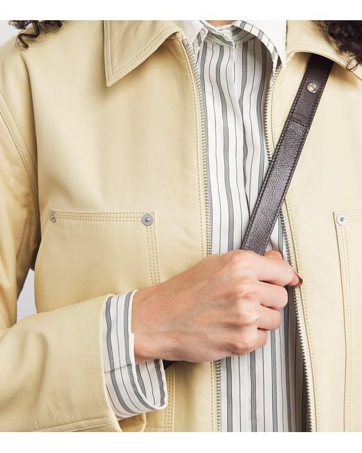 Rag & Bone Natural Sid Leather Jacket