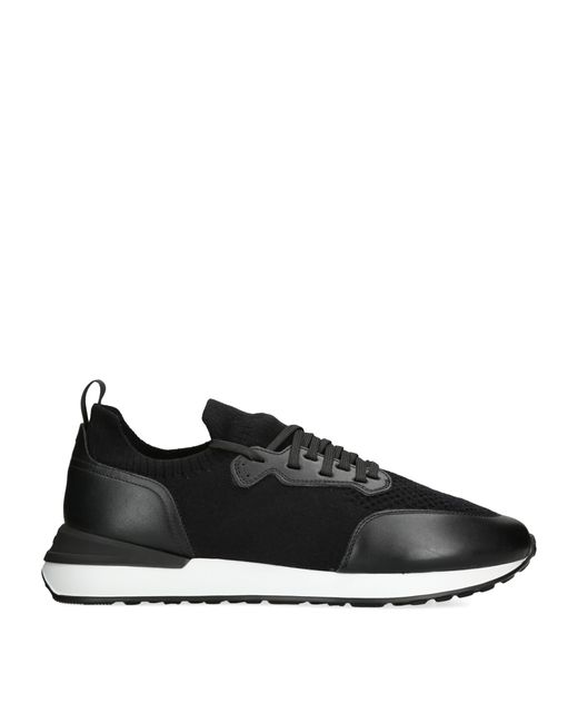 Magnanni Shoes Black Grafton Sneakers for men