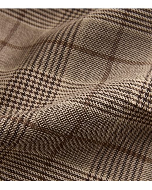 Amiri Gray Check Bootcut Trousers for men