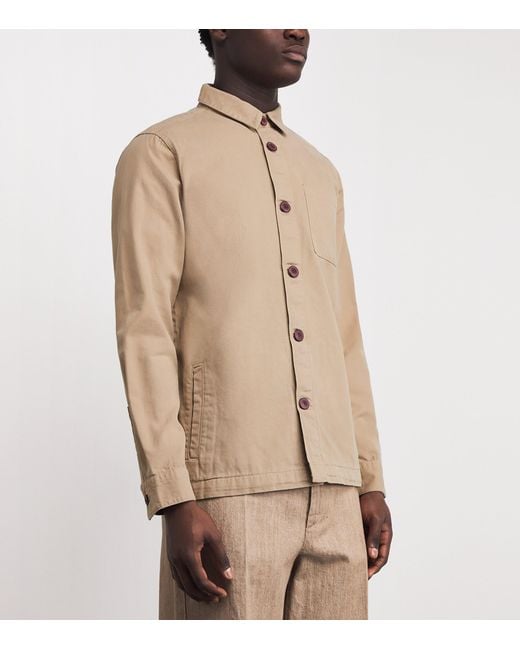 Barbour Natural Cotton Washed Overshirt for men