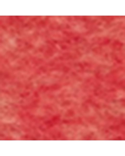 Burberry Red Alpaca Wool-Blend Happy Scarf