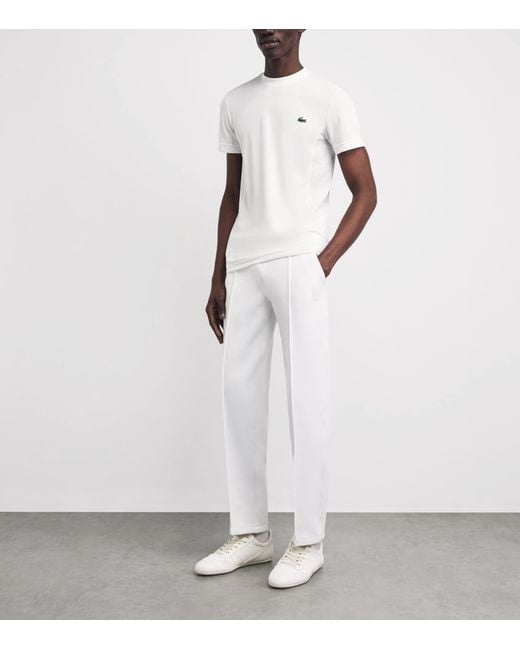 Lacoste White X Novak Djokovic Tennis T-Shirt for men
