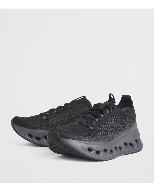 On Shoes Black Cloudsurfer Max Trainers