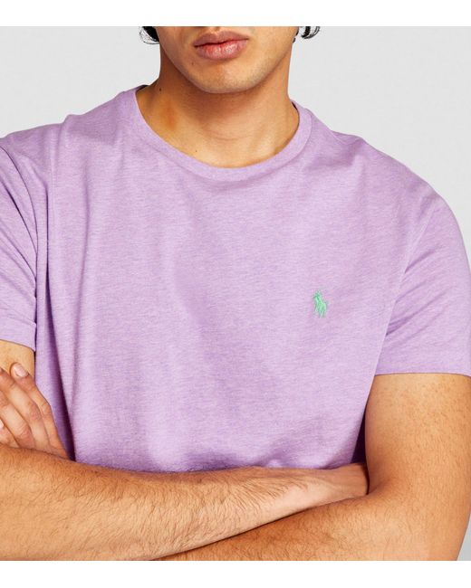 Polo Ralph Lauren Purple Crew-neck T-shirt for men