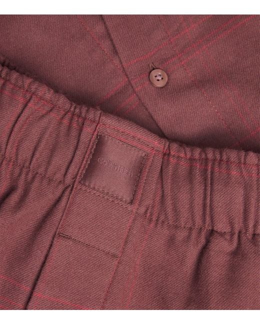 Calvin Klein Red Cotton Pyjama Set for men