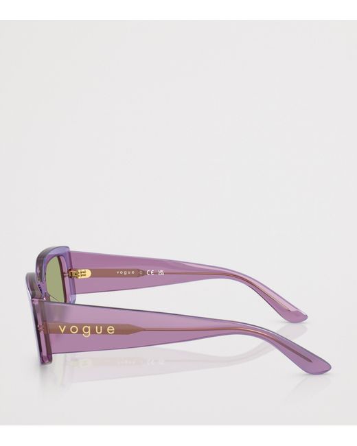 Vogue Green Acetate Vo5642Su Rectangle Sunglasses