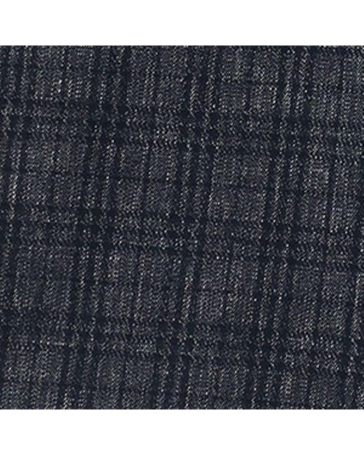Burberry Blue Check Denim Shorts for men