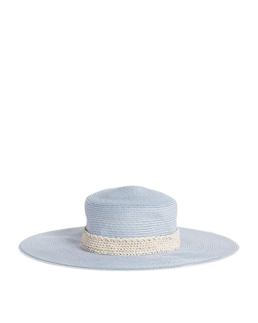 Eleventy White Hemp Sunhat