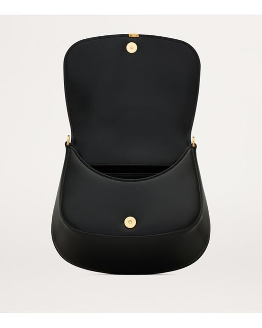 Saint Laurent Black Voltaire Top-Handle Bag