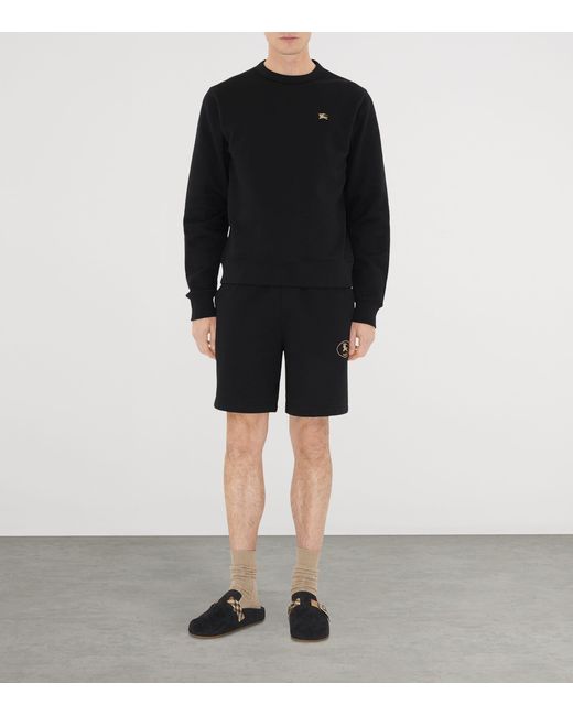 Burberry Black Ekd-Print Sweatshirt for men