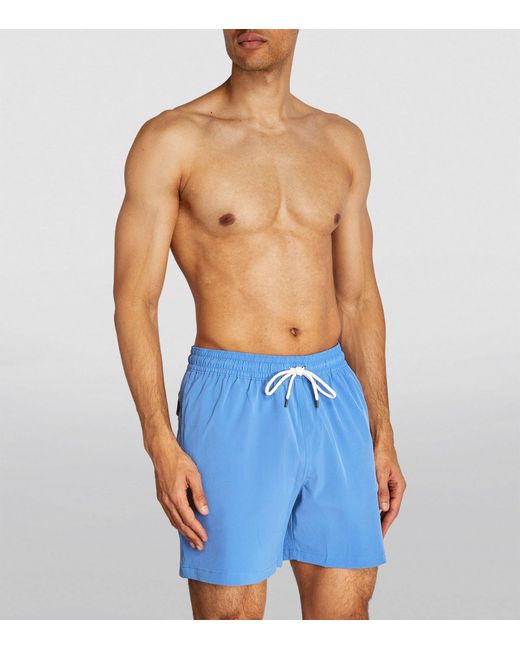 Polo Ralph Lauren Blue Traveller Bear Swim Shorts for men