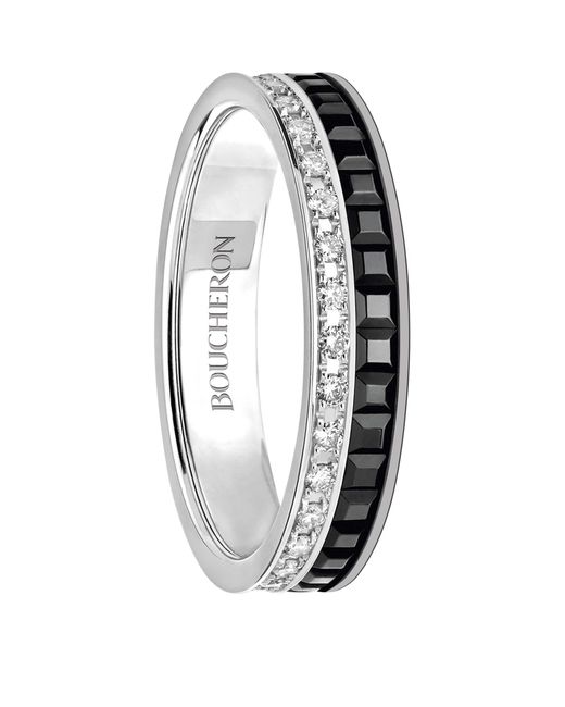 Boucheron Metallic And Diamond Quatre Edition Wedding Band