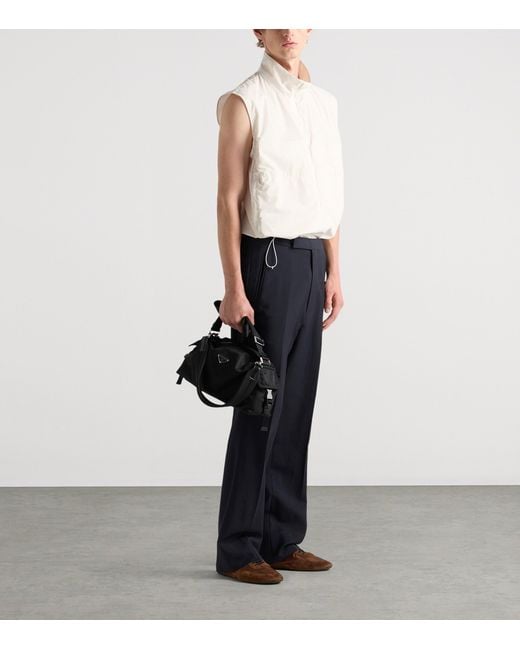 Prada Natural Re-Nylon Gilet for men