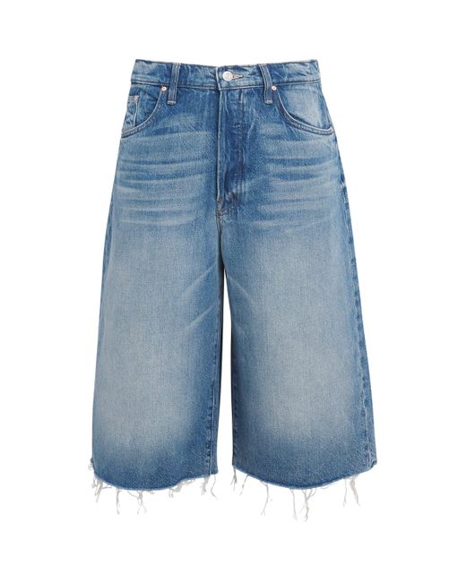 Mother Blue The Whole Lot Fray Shorts