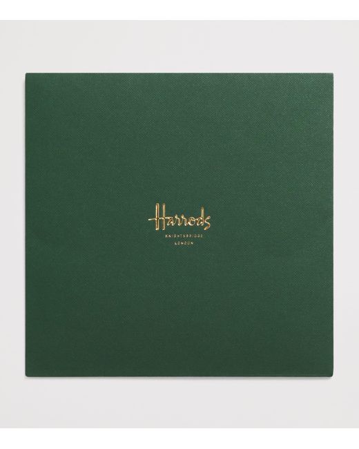 Harrods Purple Silk Jacquard Pocket Square for men