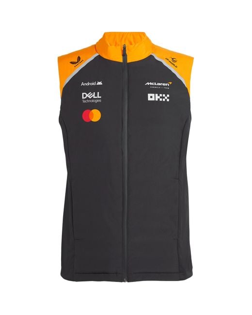 Castore Black X Mclaren Official Team Hybrid Gilet for men