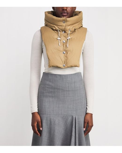 Yves Salomon Natural Down Padded Technical Hood