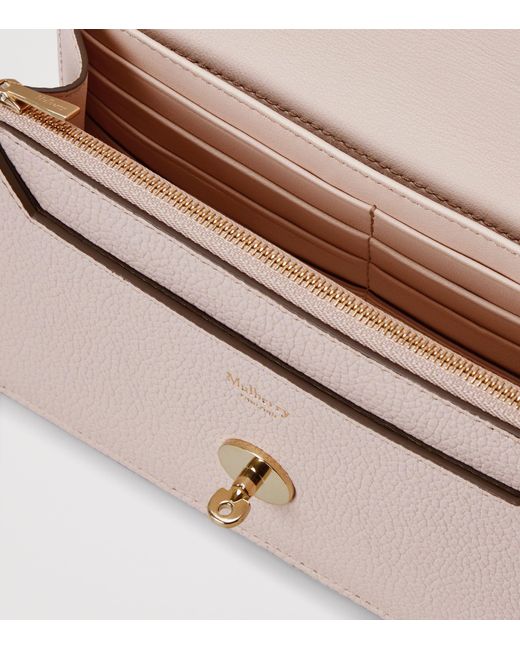 Mulberry Gray Small Leather Darley Cross-Body Bag