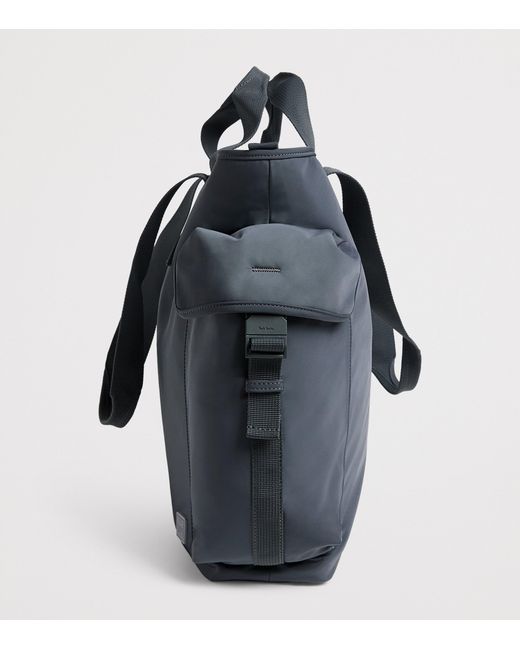Paul Smith Black Recycled Logo Tote Bag for men