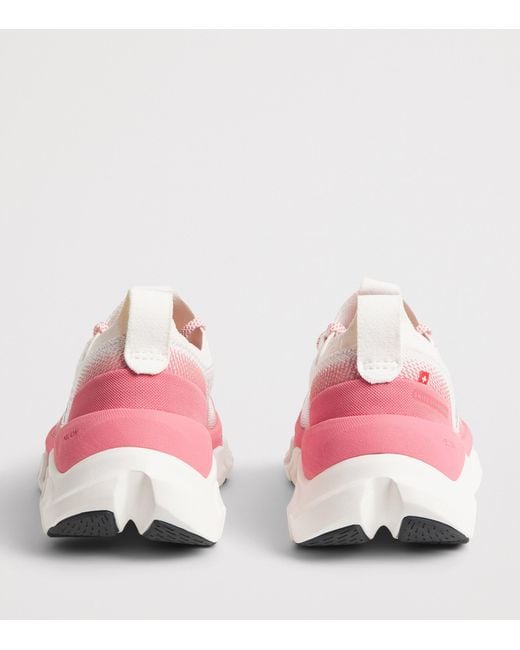 On Shoes Pink Cloud X Tempo Trainers