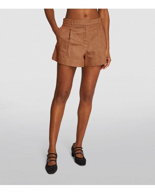 MAX&Co. Brown Tailored Shorts