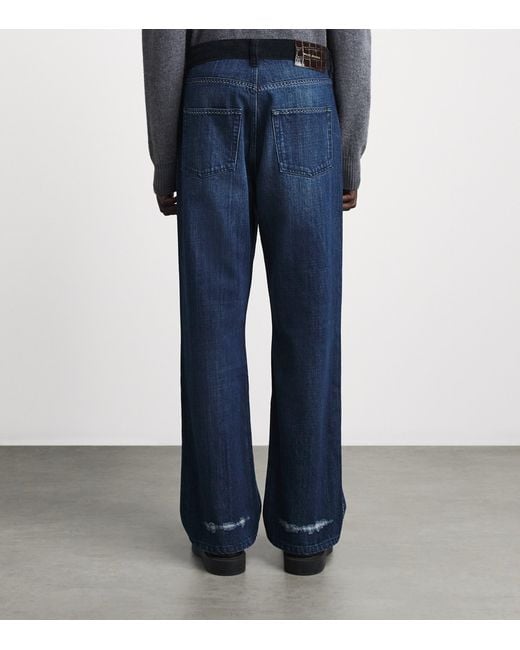 Wales Bonner Blue Studio Straight Jeans for men