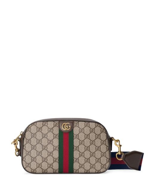 Gucci Brown Small Ophidia Gg Shoulder Bag