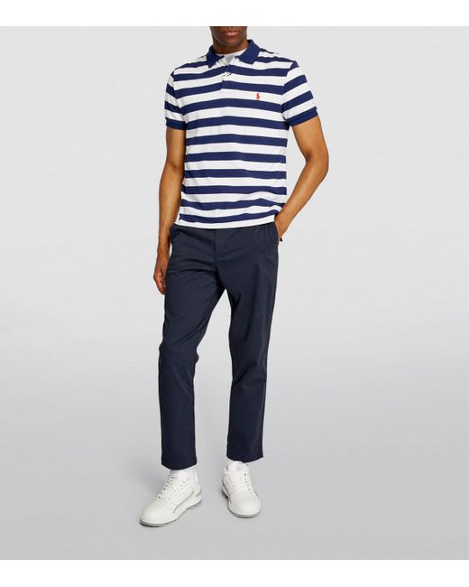 Polo Ralph Lauren Blue Stretch-Cotton Prepster Trousers for men