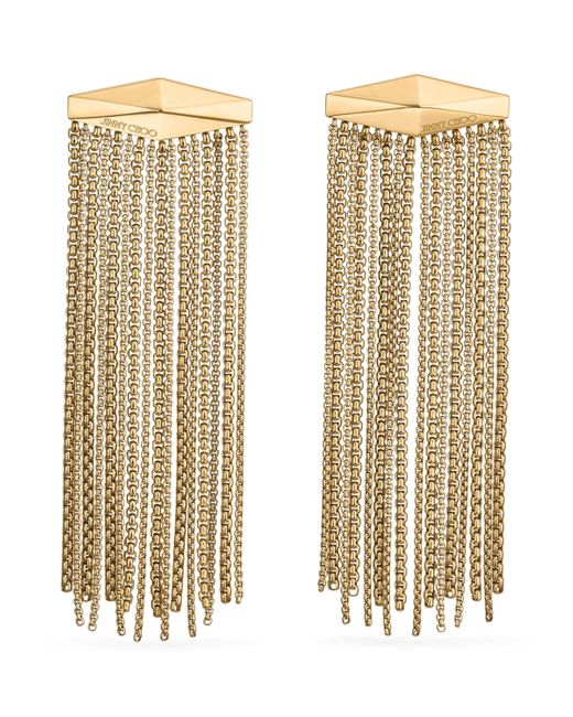 Jimmy Choo Natural Crystal-Embellished Zandra Earrings