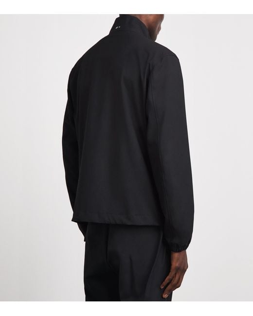 Herno Black Technical Bomber Jacket for men